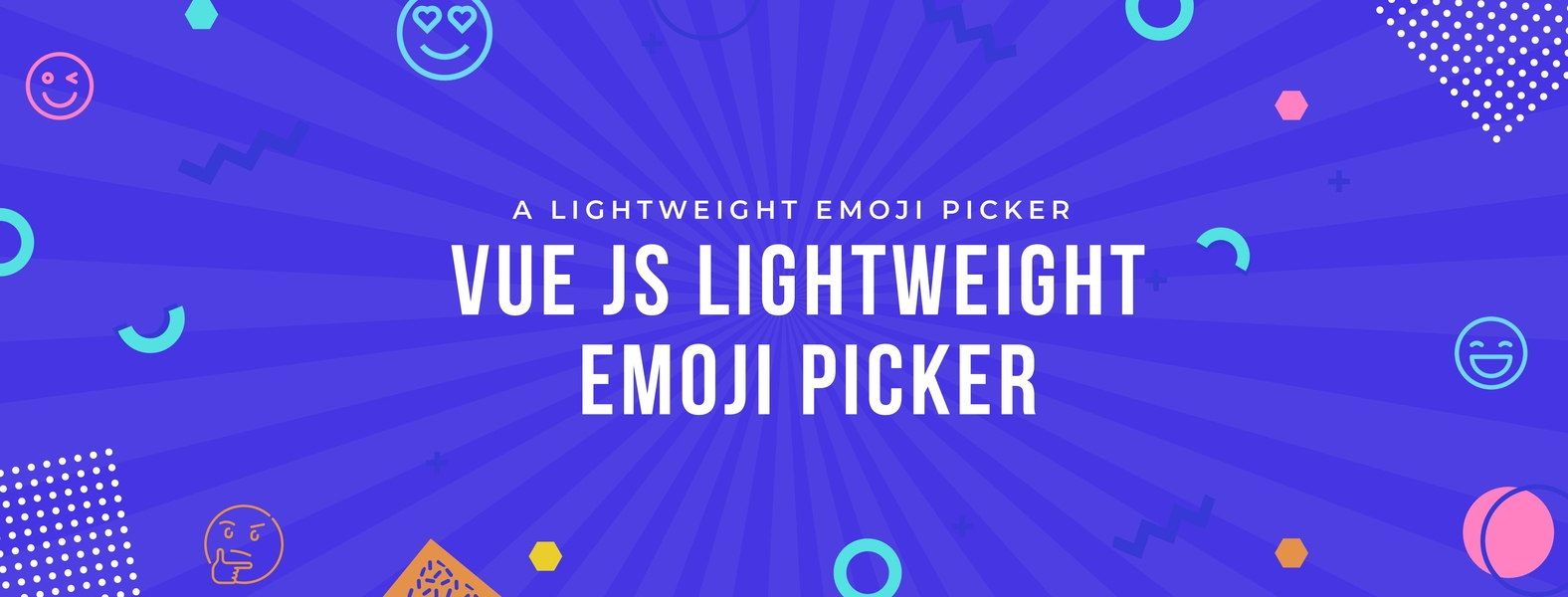 A lightweight emoji picker Component made with Vue js
